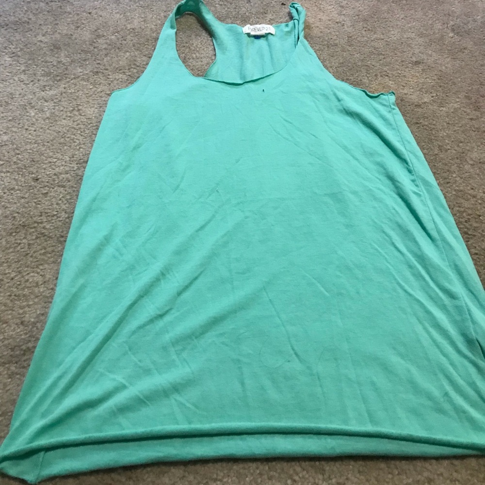 Teal tank top